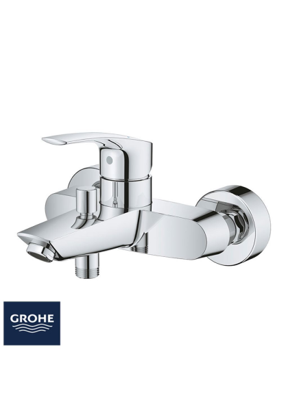 Grohe Eurosmart Αναμεικτική Μπαταρία Μπανιέρας Πλήρες Σετ Ασημί