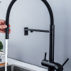 DOMISTYLE ΜΠΑΤΑΡΙΑ ΚΟΥΖΙΝΑΣ BLACK MATE 29821-BL