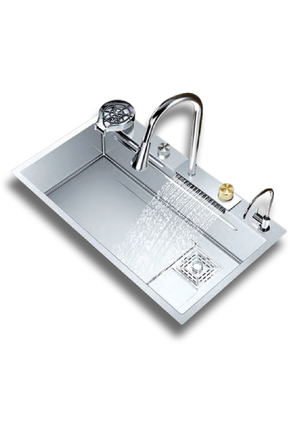 DOMISTYLE SMART ΝΕΡΟΧΥΤHΣ INOX LT7545 75x46x19