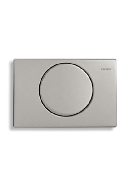 Geberit Delta 10 Πλακέτα Καζανακίου Brushed 115.108.00.1