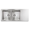 SANITEC ΝΕΡΟΧΥΤΗΣ INOX ΣΑΤΙΝΕ 10907 ΡUΝΤΟ QUΑDRΑ (116Χ50)