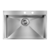 SANITEC ΝΕΡΟΧΥΤΗΣ INOX ΣΑΤΙΝΕ 15223 FΟCUS ΜΙΧ (77Χ50) 1V